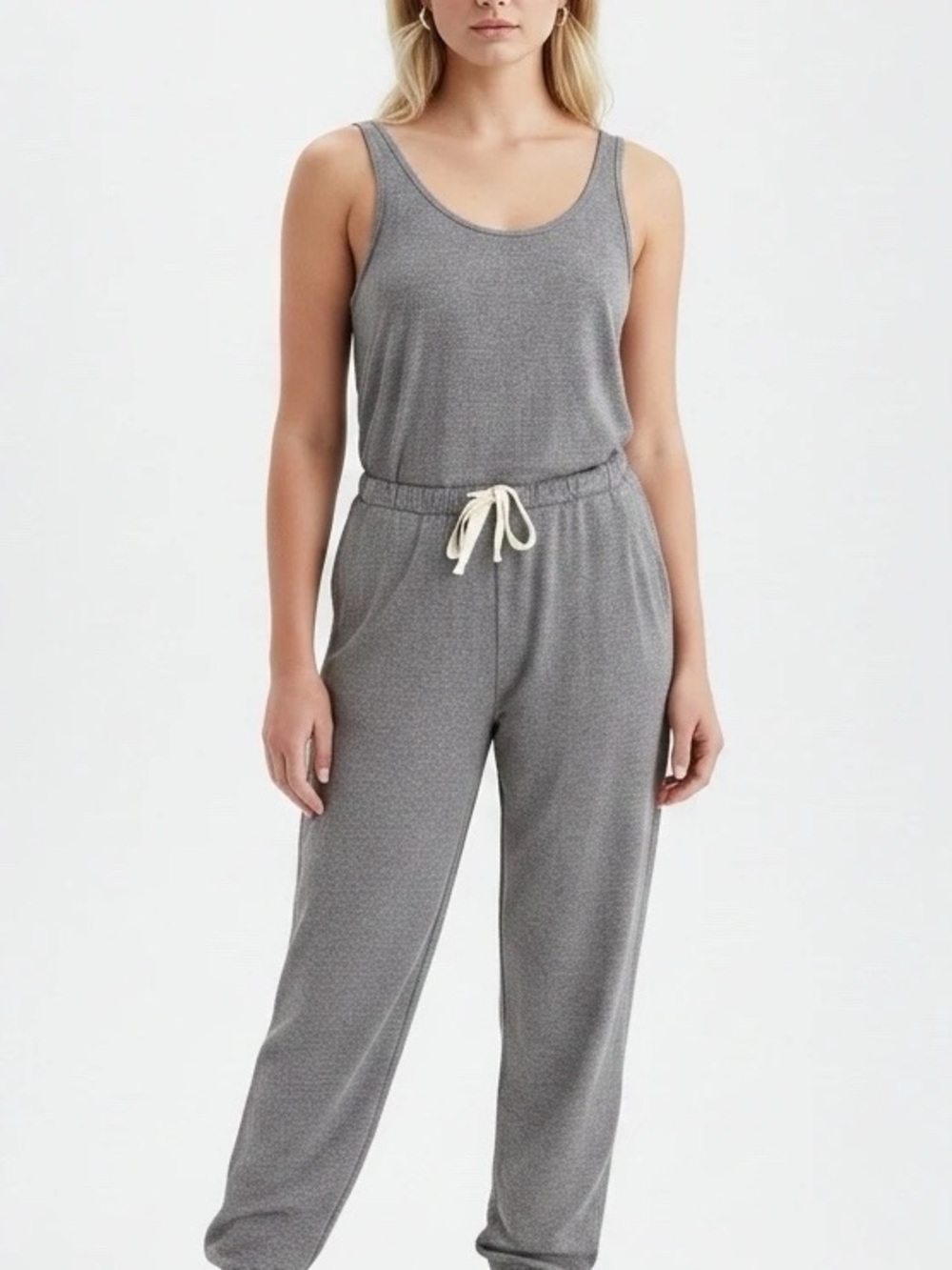 Grey Loungewear Jumpsuit
